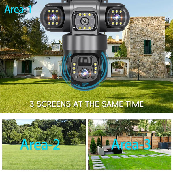 Solar Powered 4G Outdoor Security Camera With PIR Human Detection Night Vision - stepyours.com