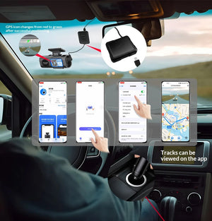 4K Dash Cam Car DVR With Night Vision GPS WiFi Parking Monitor - stepyours.com