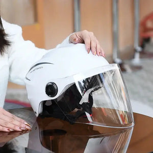 Rainproof Half Helmet for Electric Bikes — product view 6