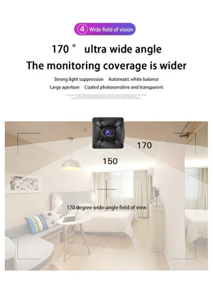 4K WiFi Mini Security Camera With Long Battery Life And Motion Detection - stepyours.com