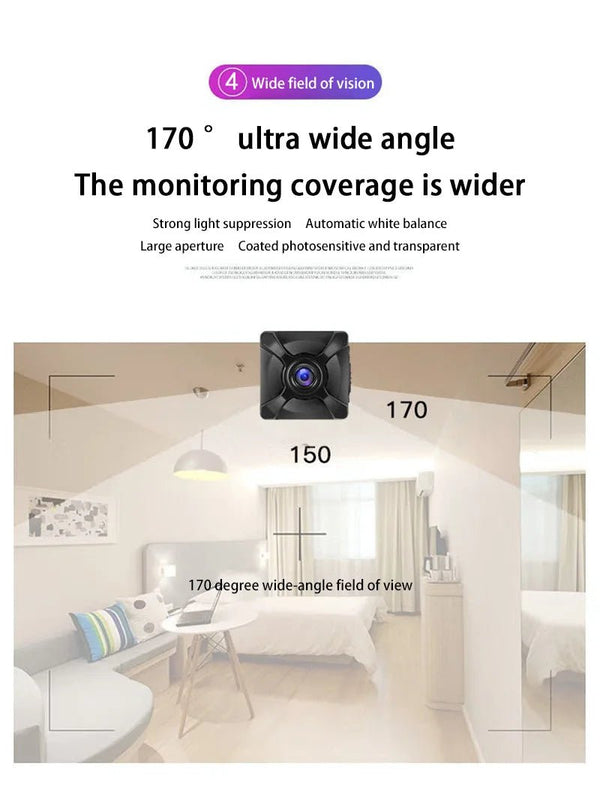 4K WiFi Mini Security Camera With Long Battery Life And Motion Detection - stepyours.com