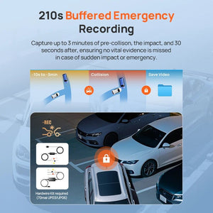 70mai T800E 4K Dash Cam 3 Channel Car DVR With Rear And Interior 1080P HDR GPS - stepyours.com