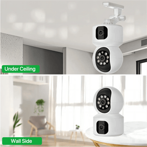 Tuya 8MP Dual Lens WiFi Baby Monitor - Auto Tracking And Color Night Vision - stepyours.com