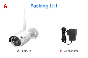 Hiseeu Wireless IP Camera 3MP Waterproof Indoor Outdoor Security WiFi Kit - stepyours.com