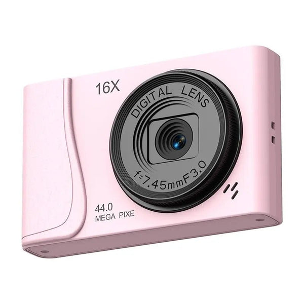 4K Digital Camera For Kids And Beginners 24MP Camcorder Auto Focus 16x Zoom - stepyours.com