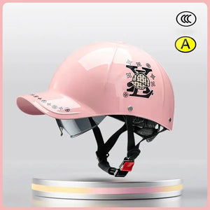 Cafe Racer Baseball Cap Half Helmet — product view 8