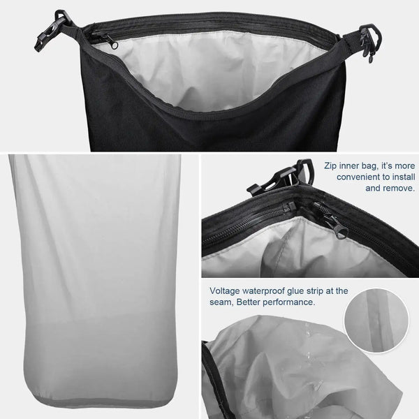 Rhinowalk Motorcycle Rear Seat Bag 10L Or 20L Or 30L Waterproof Saddle Side Bag Luggage Pack MultiFunction Shoulder Bag Backpack