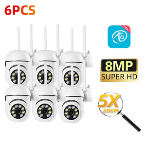 OKam Pro Indoor 8MP WiFi IP Camera - Smart Tracking And 355 Degree Pan - stepyours.com