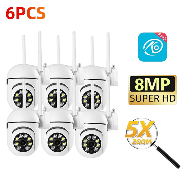 OKam Pro Indoor 8MP WiFi IP Camera - Smart Tracking And 355 Degree Pan - stepyours.com