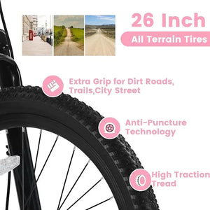 Unisex Steel Frame Mountain Bike — product image 6