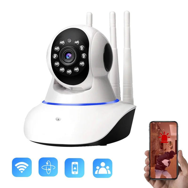 Susikum 1080P WiFi IP Camera With Two Way Audio Pan Tilt RJ45 Port - stepyours.com
