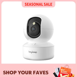 BoyKeep 3MP Indoor WiFi Baby Monitor - Auto Tracking For 24 7 Surveillance Hooks - stepyours.com