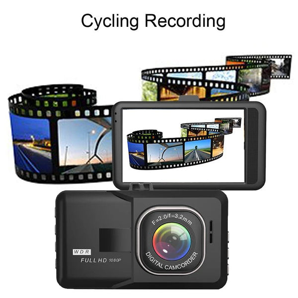 Xushidz 1080p HD Dash Camera With Loop Recording Night Vision Gsensor Parking - stepyours.com