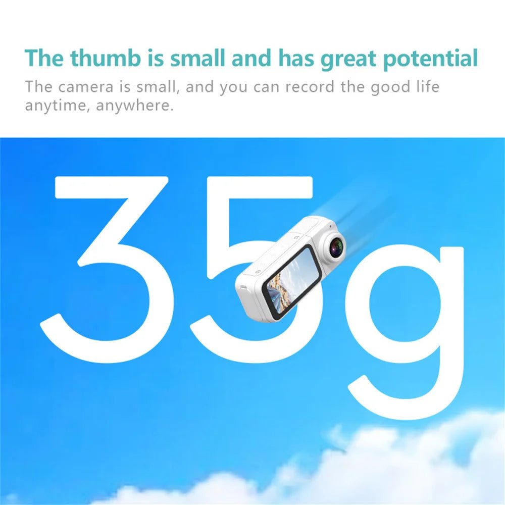 Amorus Mini 2.7K Action Camera Pocket Sized Adventure Recorder - stepyours.com