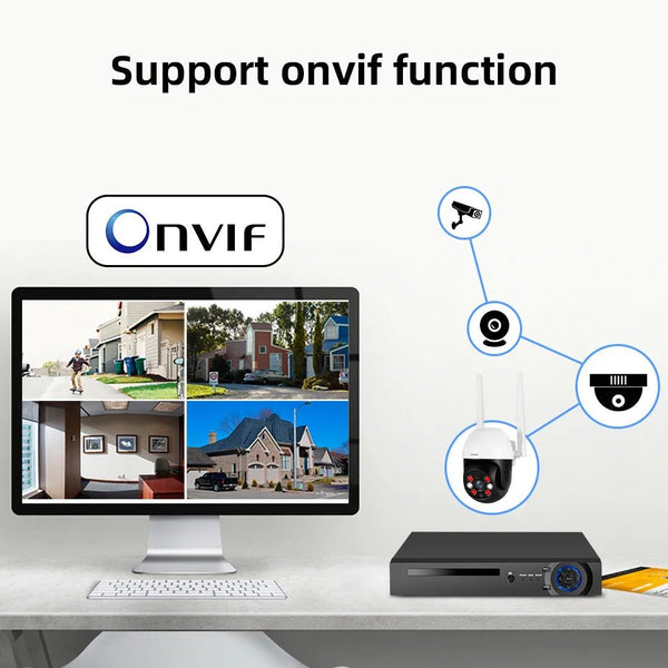 Fuers 8MP Outdoor IP Camera - Auto - Tracking and Tuya Smart Life Compatible - stepyours.com