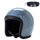 Vintage Open Face Motorcycle Helmet — product view 11