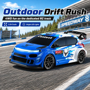 ZNLYRION : Scale RC Drift Car With Replaceable Racing Drift Tires — product view 4