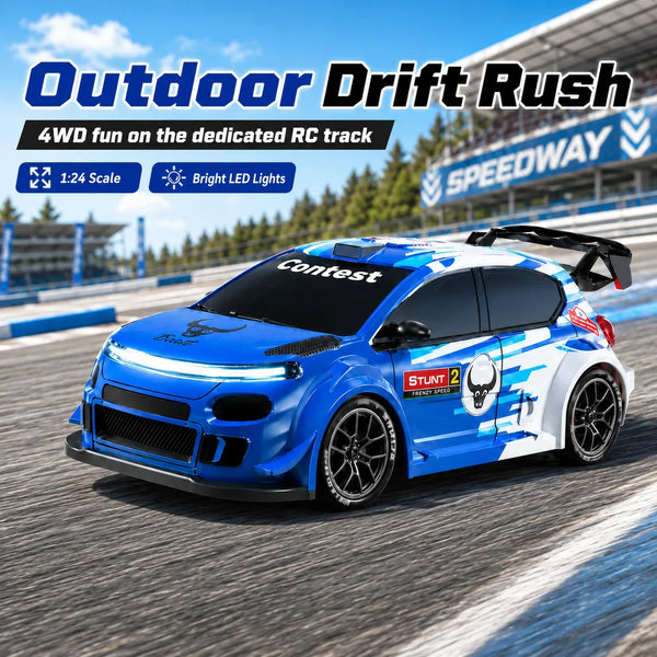 ZNLYRION : Scale RC Drift Car With Replaceable Racing Drift Tires — product view 4