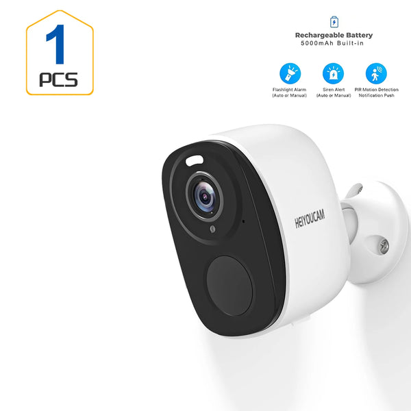 HEIYOUCAM BW4 Wireless Outdoor Security Camera - 2K 3MP Battery 2 Way Audio - stepyours.com