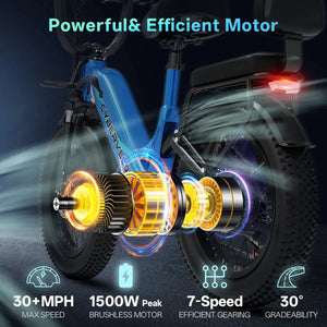 Cybervelo Step Thru Ebike — product view 4