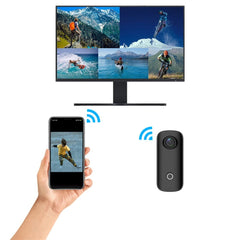 SJCAM C100 Plus Action Camera 4K Waterproof 30M With 2 4G WiFi EIS For Sports - stepyours.com