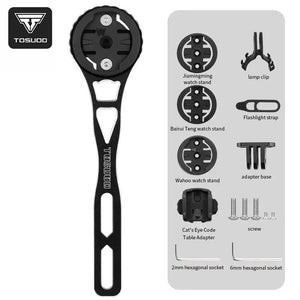 TOSUOD Bicycle Front Light 1500 Lumens 4800mAh Bike Light Splash Resistant Water USB Charging Cycling Lamp Accessories
