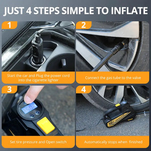 Corded Car Tire Inflator Pump — product view 6