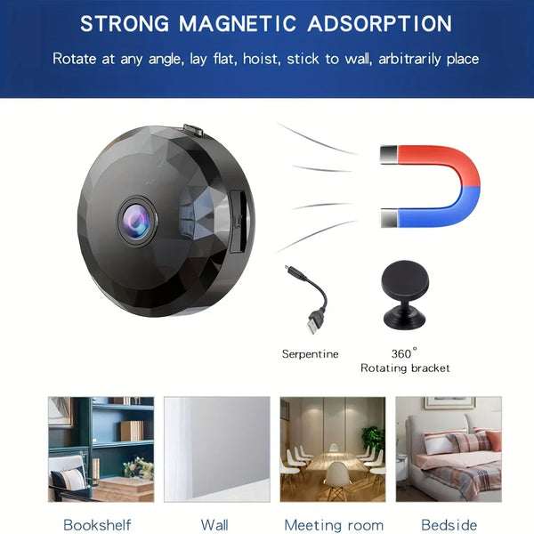 Wireless Mini WiFi Security Camera Night Vision Motion Detection And App Control by stepyours.com