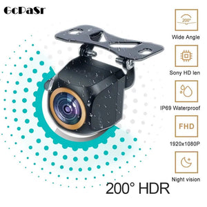 Rear View Camera 200 Degree AHD 1920X1080P Golden Fisheye Lens HDR Night Vision - stepyours.com