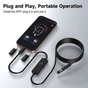 HD1080P Endoscope 3in1 USB Type - C Dual Camera for iPhone Android.add Hooks - stepyours.com