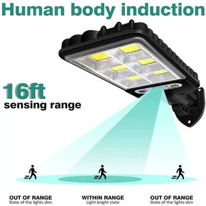 Solar Outdoor Led Wall Lamp With Motion Sensor Light — product view 4