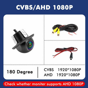 Smartour 4K Fisheye Car Rear View Camera 180 Degree Night Vision Parking Helper - stepyours.com