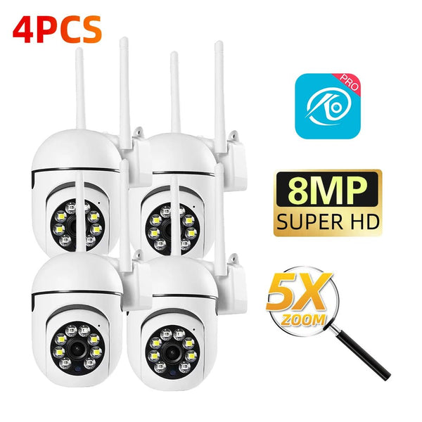 OKam Pro Indoor 8MP WiFi IP Camera - Smart Tracking And 355 Degree Pan - stepyours.com