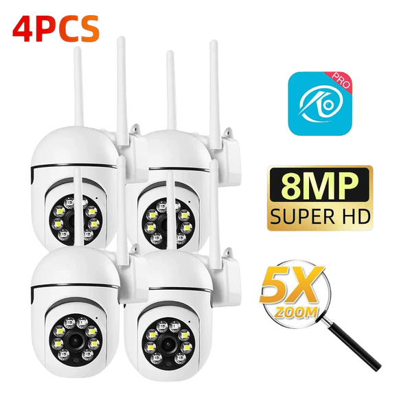 OKam Pro Indoor 8MP WiFi IP Camera - Smart Tracking And 355 Degree Pan - stepyours.com