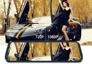 EACE 2.5K Mirror Dash Cam For Car Touch Screen With GPS WiFi 1440P Parking DVR - stepyours.com