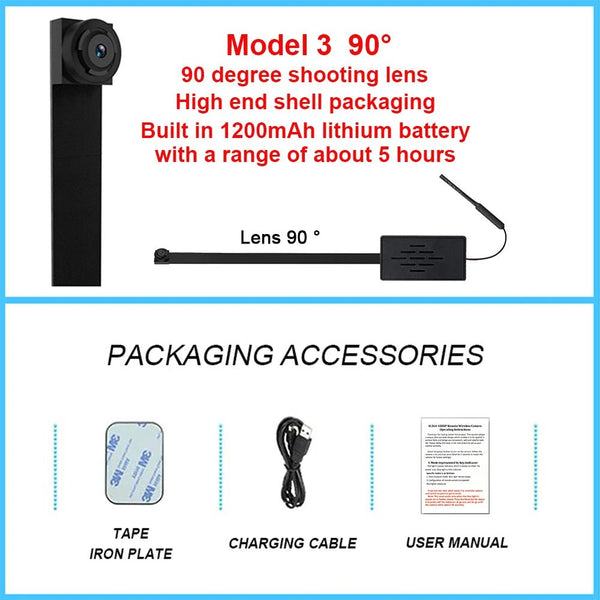 4K DIY Wireless WiFi Camera - 1080P HD Remote Viewing via Smartphone App Hooks - stepyours.com