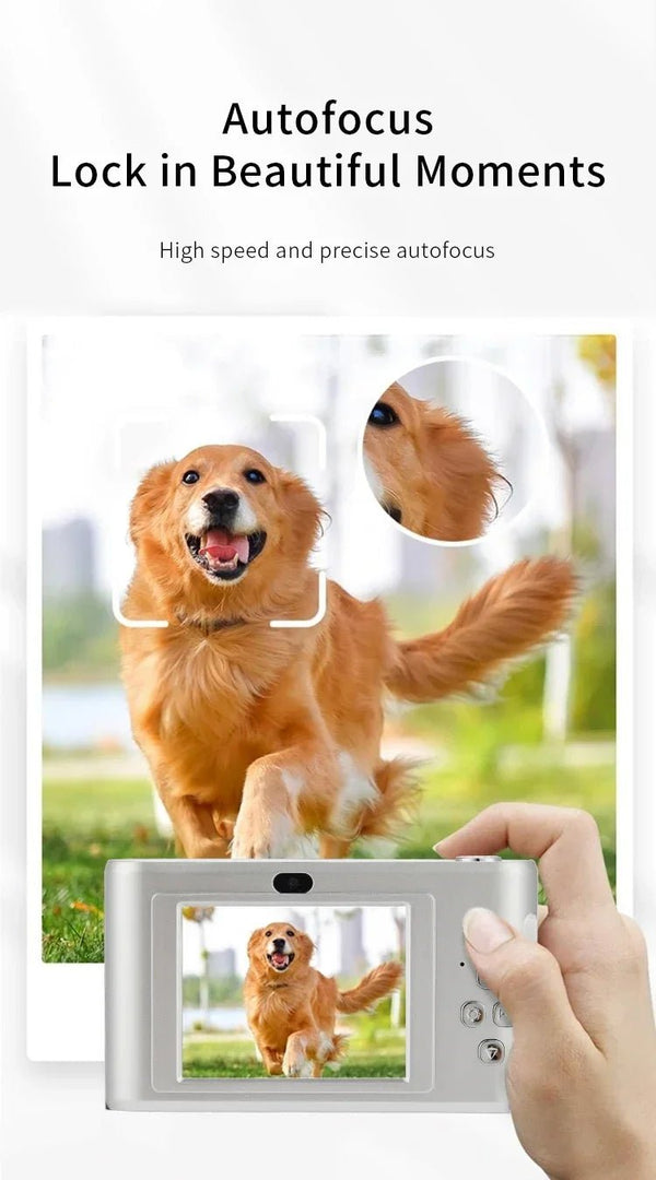 4K Digital Camera Travel Selfie Camera 36MP 1080p 2.4in Screen Optical Zoom - stepyours.com