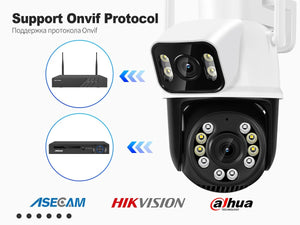 ASECAM 12MP 6K WiFi Camera - 8X Zoom With AI Human Detection Auto Tracking - stepyours.com