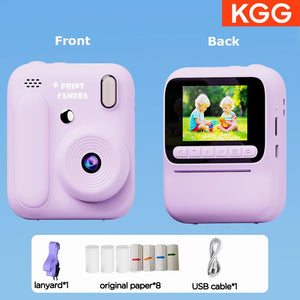 Kids Color Printing Instant Camera 32GB 1080P Digital Photo Video Gift - stepyours.com