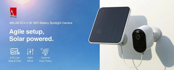 Imilab EC4 Outdoor Security Camera 2.5K Battery Powered Color Night Vision - stepyours.com