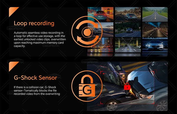 K8 Pro 11.3 Inch Dash Cam Dual Lens 5K GPS 5G WiFi Ultimate CarPlay Android Auto - stepyours.com
