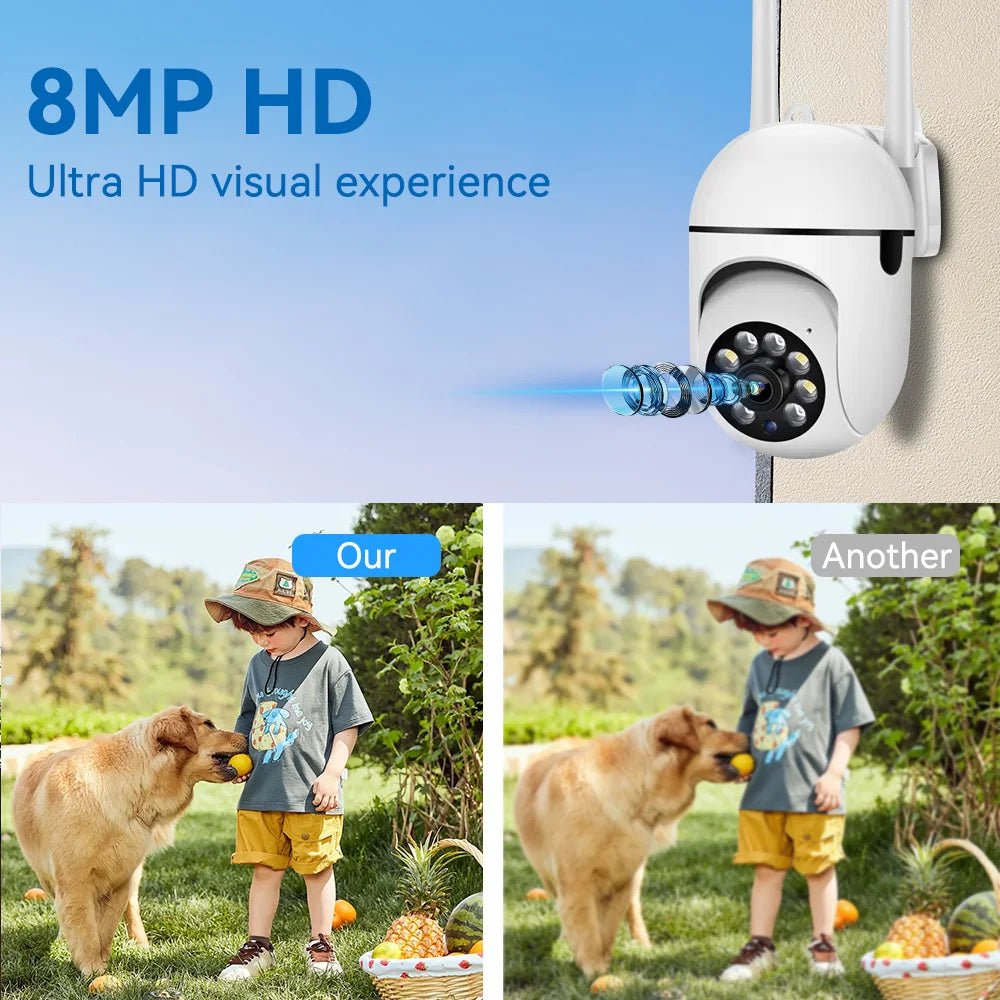 OKam Pro Indoor 8MP WiFi IP Camera - Smart Tracking And 355 Degree Pan - stepyours.com