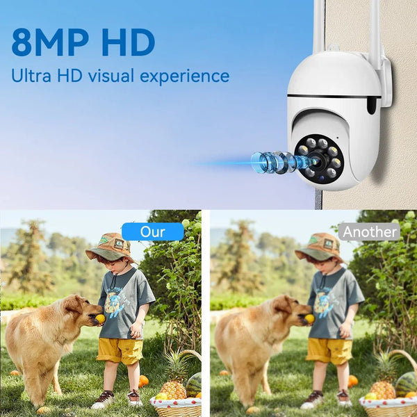 OKam Pro Indoor 8MP WiFi IP Camera - Smart Tracking And 355 Degree Pan - stepyours.com