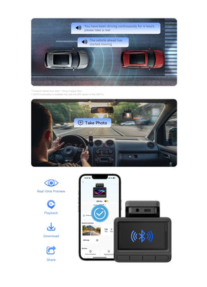 DDPAI Z50 Pro 4K UHD Dash Cam With 3 Inch IPS Display GPS ADAS Parking Monitor - stepyours.com