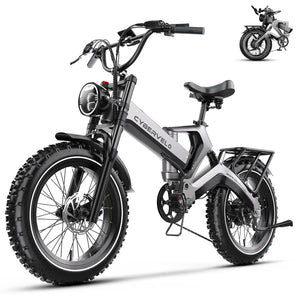 Cybervelo Fat Tire Foldable Ebike — product view 12