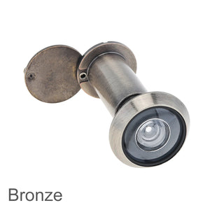 16mm 200 Degree Door Viewer HD Glass Lens Wide Angle Security Door Peephole with Drill Bit Set for Doors 1.57-2.56inch Thickness by stepyours.com