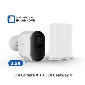 Imilab EC4 Outdoor Security Camera 2.5K Battery Powered Color Night Vision - stepyours.com