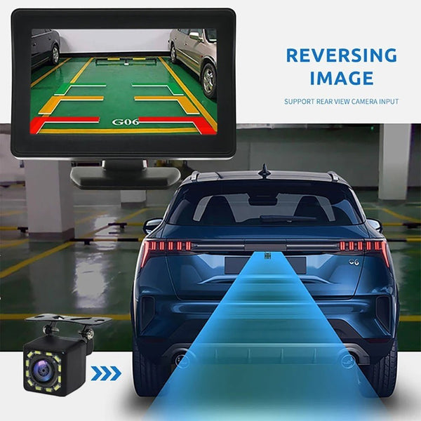 4.3 Inch Rear View Camera Monitor For Car Parking System - stepyours.com
