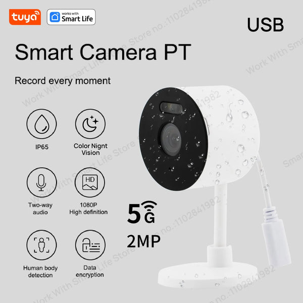 3MP HD Tuya Smart Indoor Outdoor Security Camera With Color Night Vision - stepyours.com