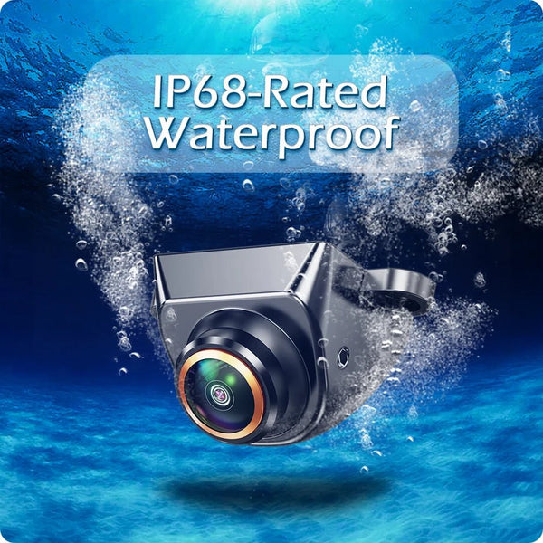 170 Degree Fisheye Rear View Camera Golden Lens Night Vision For Parking Safety - stepyours.com